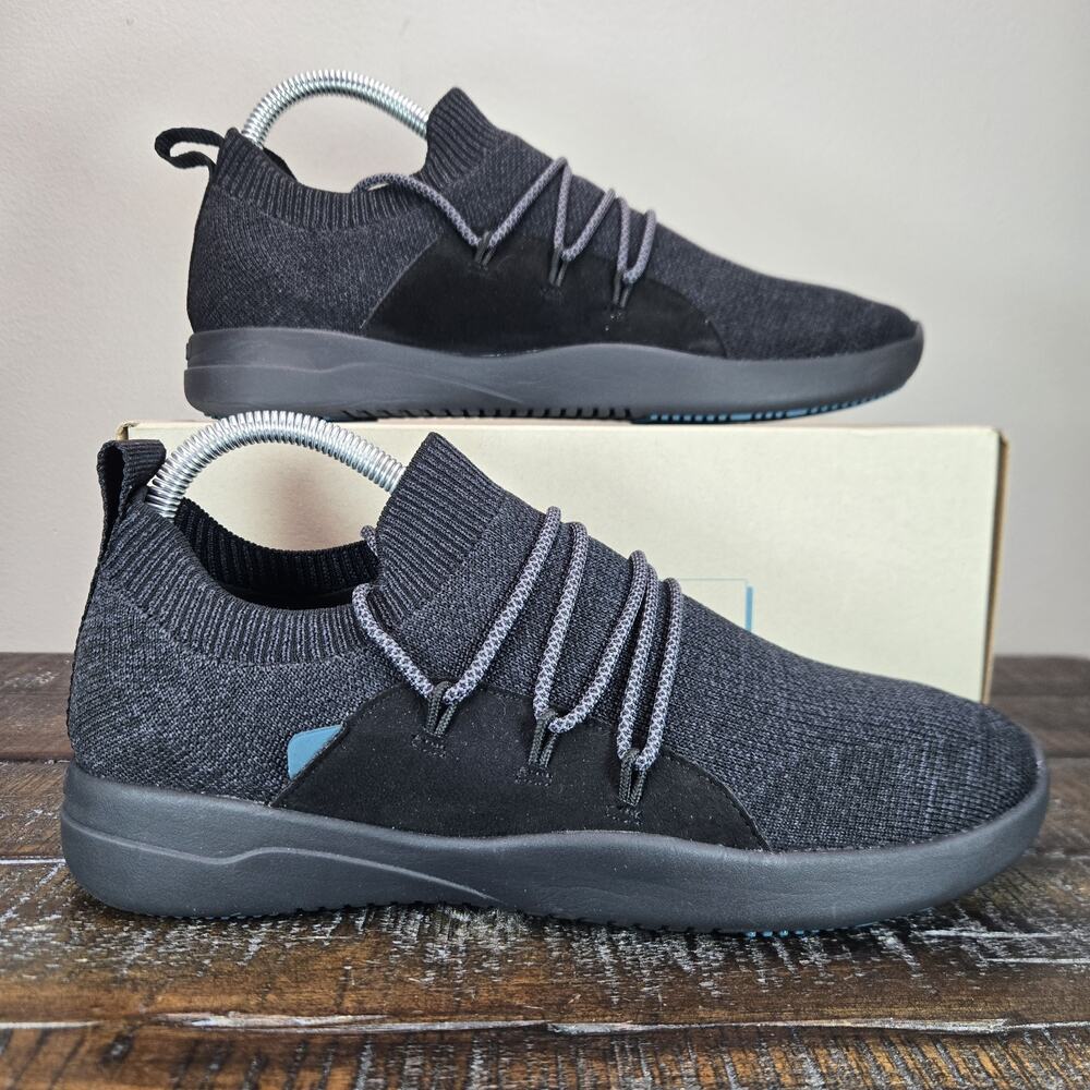 Vessi Cityscape Classic Womens Size 8 Lace Up Waterproof Shoes Storm Black